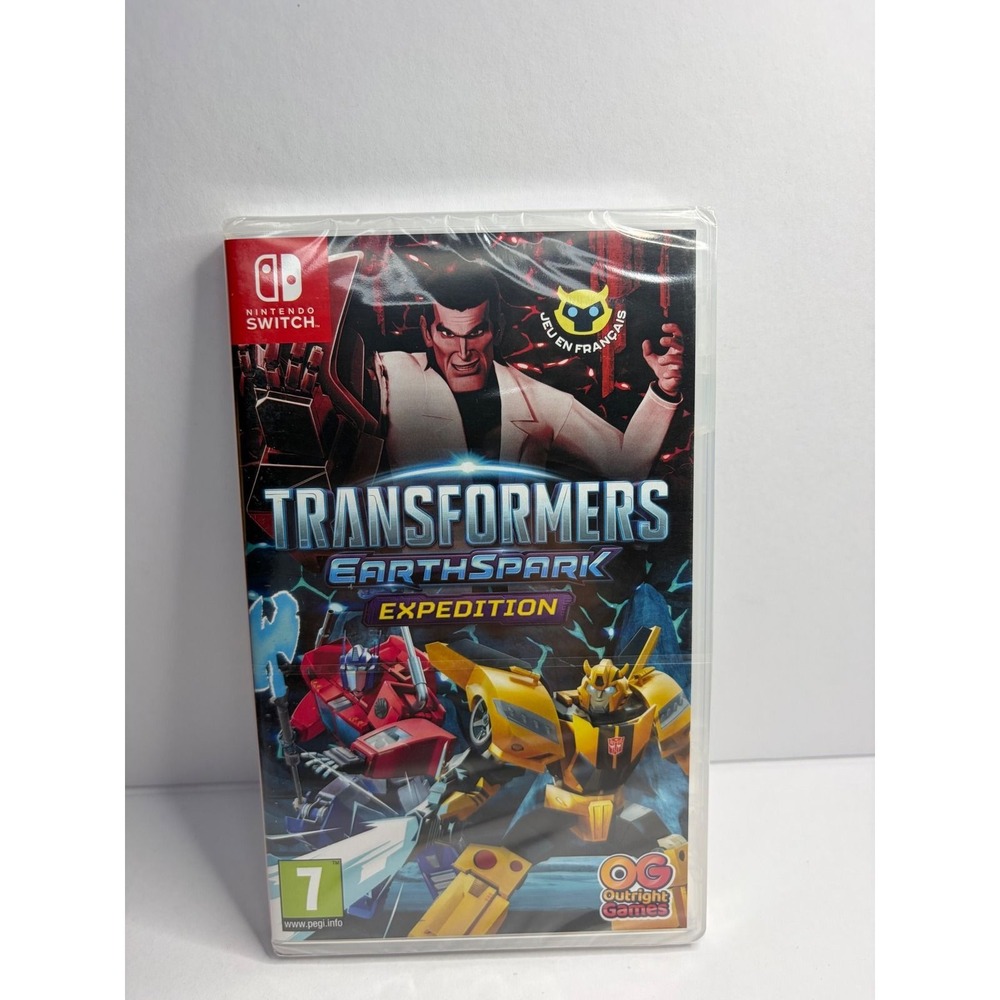 Transformers EarthSpark Expedition Nintendo Switch Game New Sealed French Import